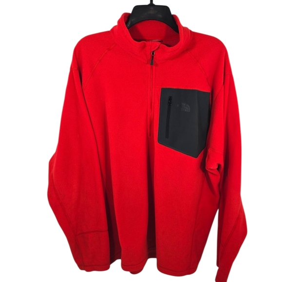 {The North Face} Men's  Half-Zip Fleece Jacket - Size XL - Picture 3 of 17